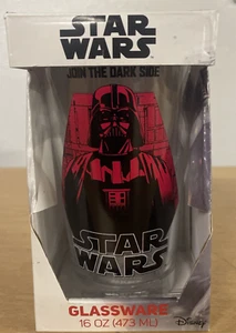 New Star Wars Darth Vader Join The Dark Side 16 oz Collectible Glass - Picture 1 of 8