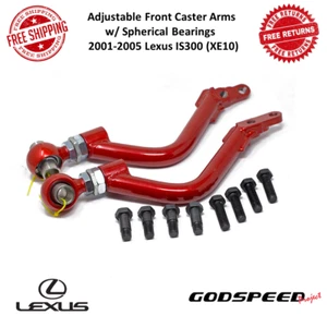 Godspeed Adj. Front Tension Rods w/ Spherical Bearings For 2001-2005 Lexus IS300 - Picture 1 of 8