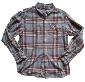 Columbia Omni Wick Advance Evaporation Brown LS Plaid Shirt Men's Size: Medium - Picture 1 of 4