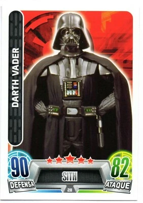 DARTH VADER #28 HEROES Y VILLANOS CROMO STAR WARS 2016 TOPPS - Imagen 1 de 2