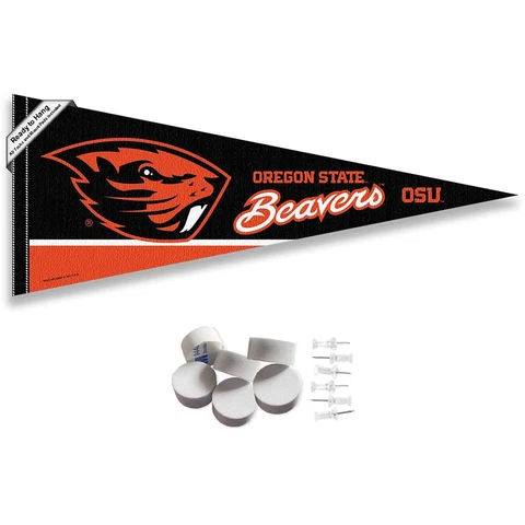Oregon State Beavers Beaver Logo Wall Banner Pennant Flag Cover