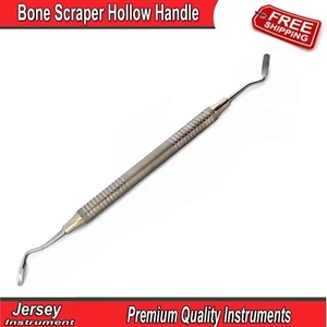 Dental Implant Bone Scraper Scaler Hollow Handle Surgical Bone Grafting Tools - Picture 1 of 5