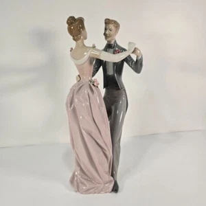 Lladro Figurine # 1372 Anniversary Waltz Large 12.5" tall Vintage Retired W/Box - Picture 1 of 9