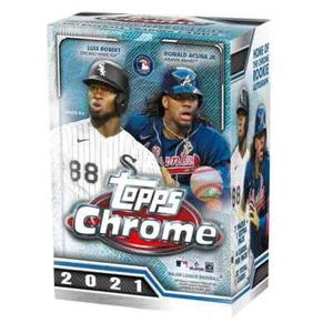 🔥2021 Topps Chrome Major League Baseball (MLB) Blaster Box New Factory Sealed - Picture 1 of 1