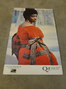 Aretha Franklin Atlantic Records booking promotional postcard QBC original - Imagen 1 de 5