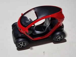 RENAULT TWIZY RED 5 INCH DIECAST CAR BY KINSFUN KT 5111 SCALE 1/18 - Picture 1 of 7