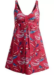 Shape Badekleid aus recyceltem Polyamid mittlere Formkraft Gr 44 Rot Paisley Neu - Bild 1 von 1
