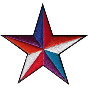 Star Patch Embroidered Badge Iron Sew On Jacket Jeans Shirt Embroidery Applique