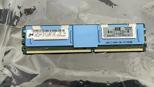 Micron MT36HTF25672FY-667F1N8 HP 398707-051 2GB PC25300 DDR2 ECC CL5 240P RAM - Picture 1 of 4
