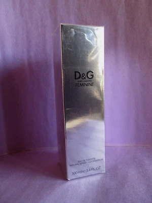 D & G 女性 Dolce Gabbana 复古淡香水喷雾 100 毫升 3.4 盎司密封 — 第 1/2 张图片