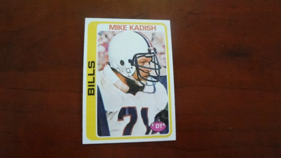 1978 TOPPS # 148 MIKE KADISH  FOOTBALL CARD - Image 1 of 2