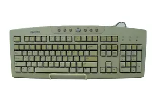 Hewlett Packard Windows 98 NT PS2 PS/2 Tactile Keyboard UNTESTED AS IS Vintage - Picture 1 of 10
