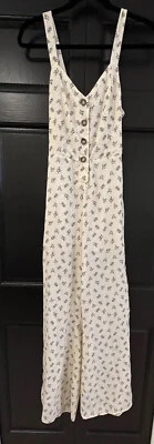 Mameluco Marfil Pierna Ancha Talla Pequeña ¡Lindo! Estampado floral Foto 1 de 4