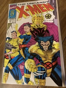 Uncanny X-Men #275 en estado bastante bueno+/casi nuevo triple pliegue Jim Lee - Imagen 1 de 1