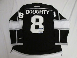 DREW DOUGHTY SIGNED LOS ANGELES KINGS REEBOK JERSEY BECKETT BAS COA G79544 - Picture 1 of 5