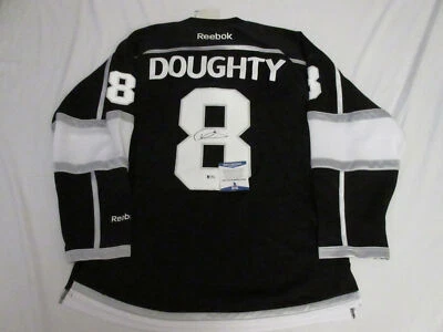 CAMISETA REEBOK FIRMADA POR DREW DOUGHTY DE LOS ANGELES KINGS BECKETT BAS CERTIFICADO DE AUTENTICIDAD G79544 Foto 1 de 4