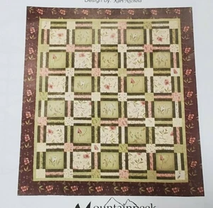 All Boxed In Quilt Kit 16 Yards Of Fabric Included Pattern Pointsetta By Jackie - Picture 1 of 10