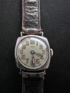 Laco STERLING SILVER Vintage Watch 11j 25s. Runs. - Picture 1 of 11