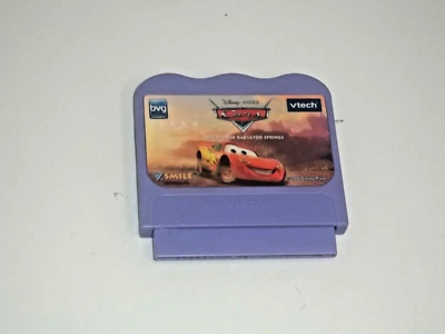 VTech VSmile Disney CARS Rev It Up In Radiator Springs Video Game Cartridge ONLY - Image 1 of 2
