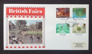 Conjunto de compositores de seda 1985 GB PPS en ferias británicas cubierta de primer día, FDI Windsor - Imagen 1 de 2