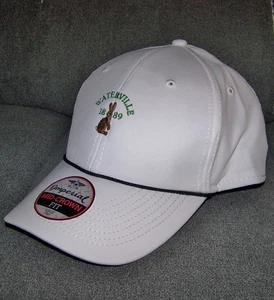 NEW IMPERIAL MID-CROWN FIT Rope Golf Cap Hat WATERVILLE GOLF LINKS 1889 White - Picture 1 of 6