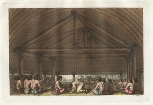 Tonga Rey Kava Polinesia Pacífico Aguatinta aguafuerte Ferrario 1820 - Imagen 1 de 1