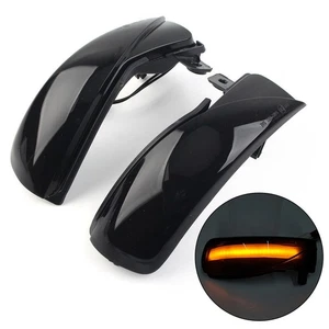 Side Mirror Lamp Turn Signal Light Kit Smoked Black Car Accessories Front - Picture 1 of 10