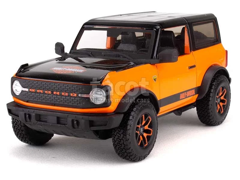 MAISTO H-D CUSTOM 1 24 AUTO FORD BRONCO BADLANDS HARLEY DAVIDSON ART 32272