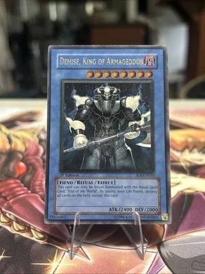 Demise, King of Armageddon (UTR) SOI-EN035 Shadow of Infinity 1st Edition - Image 1 of 4