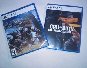 Monster Hunter Wilds/Call Of Duty B O 6 PS5 Game Bundle - Picture 1 of 3