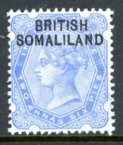 British 1903 QV Somaliland 2a6p Blue Scott #4 Mint W552 - Picture 1 of 6