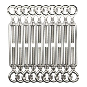 10 Stück Spannschloss Auge und Öse Edelstahl Spannschloss Auge zu Öse M5 Turnb... - Bild 1 von 4