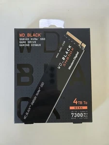 WD_BLACK SN850X NVMe SSD 4 TB interne SSD 7.300 MB/s Schreiben 6.600 MB/s) *OVP* - Afbeelding 1 van 3