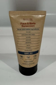 Sky and Sol Natural Mineral Sunscreen SPF 30 3 oz Natural Tallow & Zinc Oxide - Picture 1 of 2