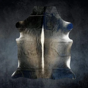 Dunkles Rindsleder Größe 6,2 x 6,9 Fuß ---5205C - Bild 1 von 5