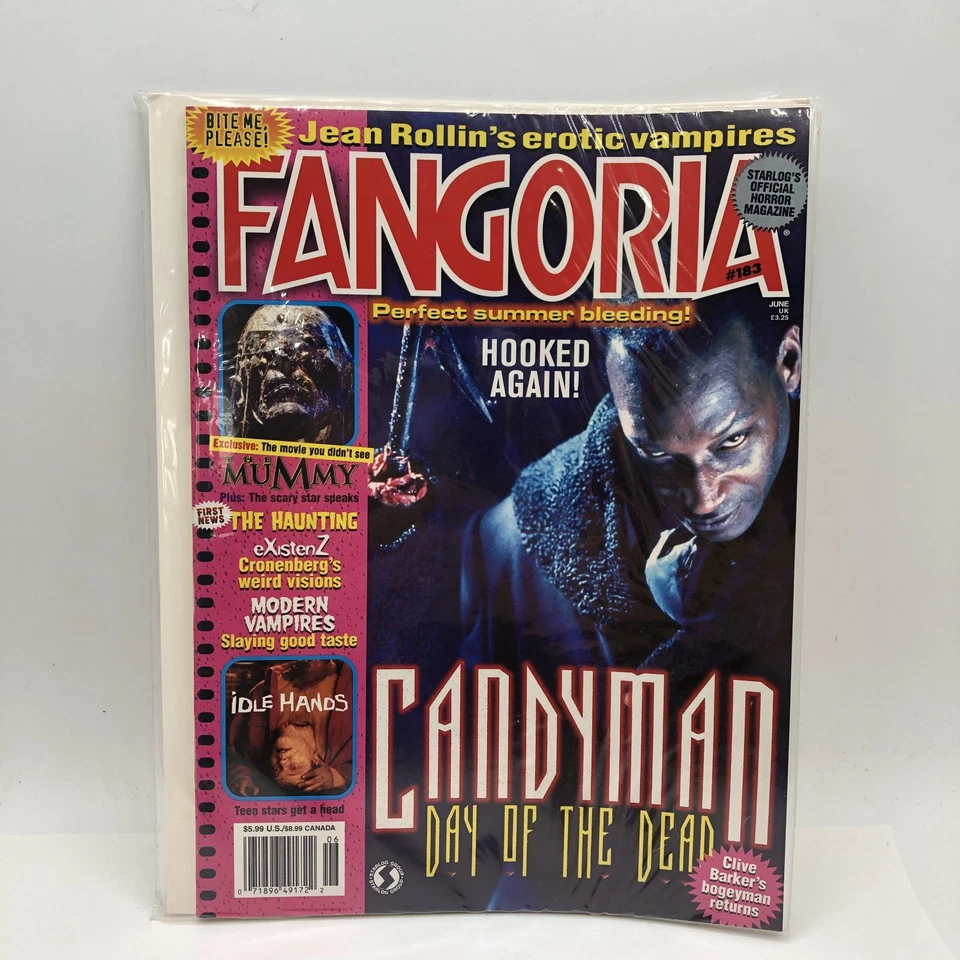 Fangoria Jean Rollin's Erotic Vampires Magazine #183 Candyman Day of the Dead - Image 1 of 3