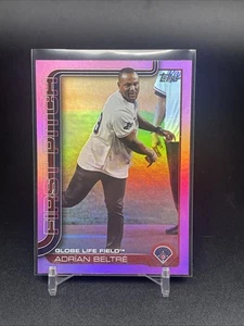 Adrian Beltre 2025 Topps Series 1 First Pitch Pink Foil Texas Rangers #FP-8 - Picture 1 of 2