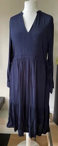 Wunderschönes Kleid Lieblingsstück Gr.42,dunkelblau,1x getragen, figurfreundlich - Bild 1 von 11