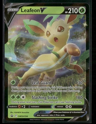 SWSH: Sword & Shield Promo Cards #SWSH194 Leafeon V - Image 1 of 2