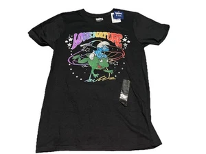 Smurfs (love nature) Black T-Shirt Size M Women’s - Picture 1 of 5