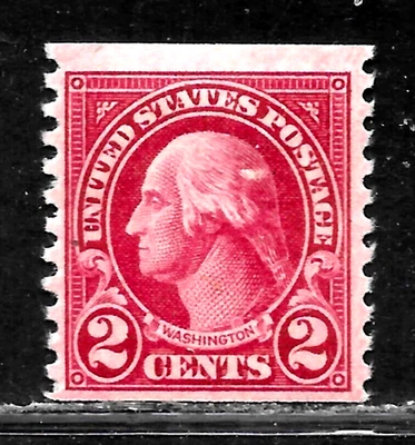 HICK GIRL-OLD 完好美国 SC#599 华盛顿,COIL ISSUE 1923 - 29 X6017 — 第 1/2 张图片