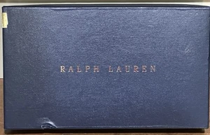Nuova pochette Ralph Lauren Cooper Continental in pelle di pitone in peltro - Foto 1 di 9
