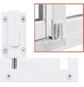 HauSun Patio Sliding Door Security Foot Lock Kick Lock,  1 Pack White - Picture 1 of 8