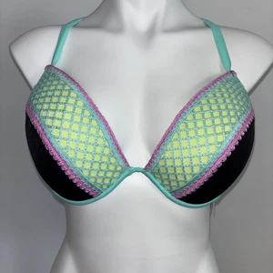 Shade & Shore Women’s Underwire Bikini Top Light Lift Halter 36DD NEW - Picture 1 of 4
