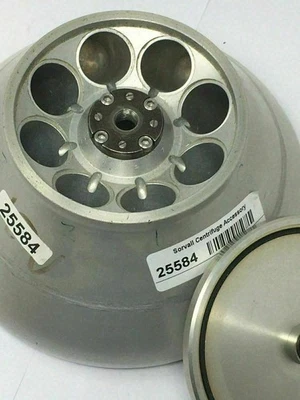 Cabezal Sorvall SS-34 [8 x 50 ml], rotor centrífugo de ángulo fijo con tapa Foto 1 de 4