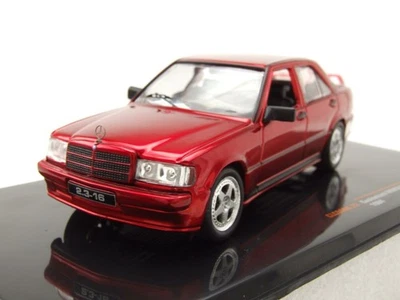 Mercedes 190 E 2.3 16V W201 Personalizzato 1984 Rosso Modellino 1:43 ixo models - Immagine 1 di 4
