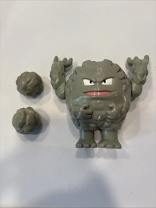 Pokemon Nintendo Hasbro 2000 Graveler Combat Figura Juguete 4"" Raro Completo - Imagen 1 de 5