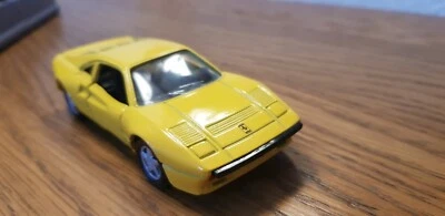 Ferrari  288 GTO   Maisto 1/36 - Miniature Jaune Rare Vintage Collector  - Photo 1/4