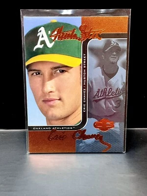 2006 Topps Co-Signers Eric Chavez/Huston Street #DUO-C24 - Oakland Athletics #'d - Imagem 1 de 2