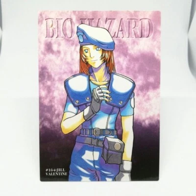 164 JILL VALENTINE Resident Evil biohazard Card Dass Masters ALL CAPCOM 1997 - Image 1 of 4